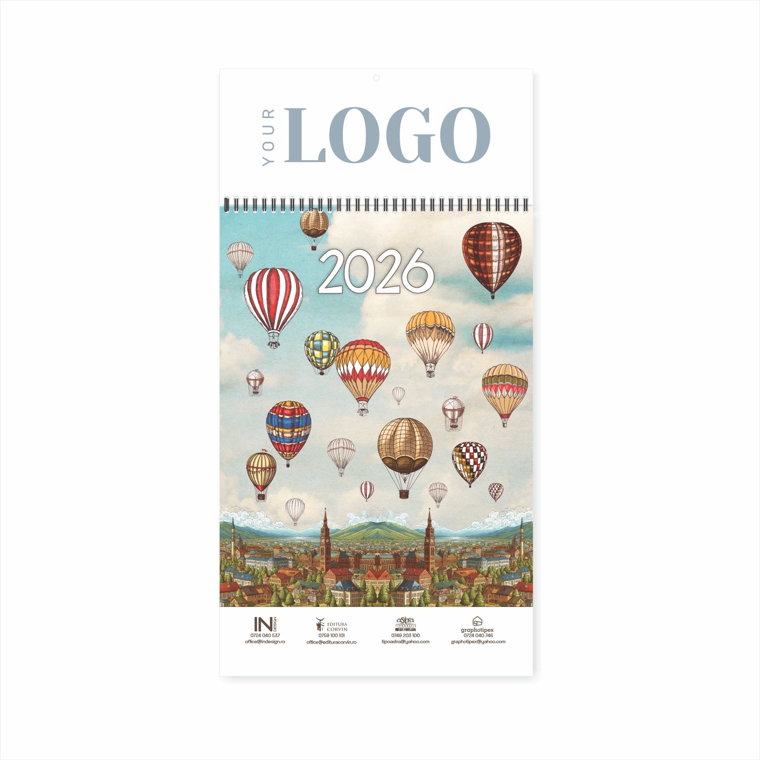 Calendar perete colectia BALOANE - 2026