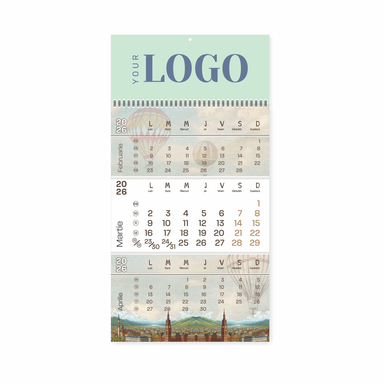 Calendar perete colectia BALOANE - 2026