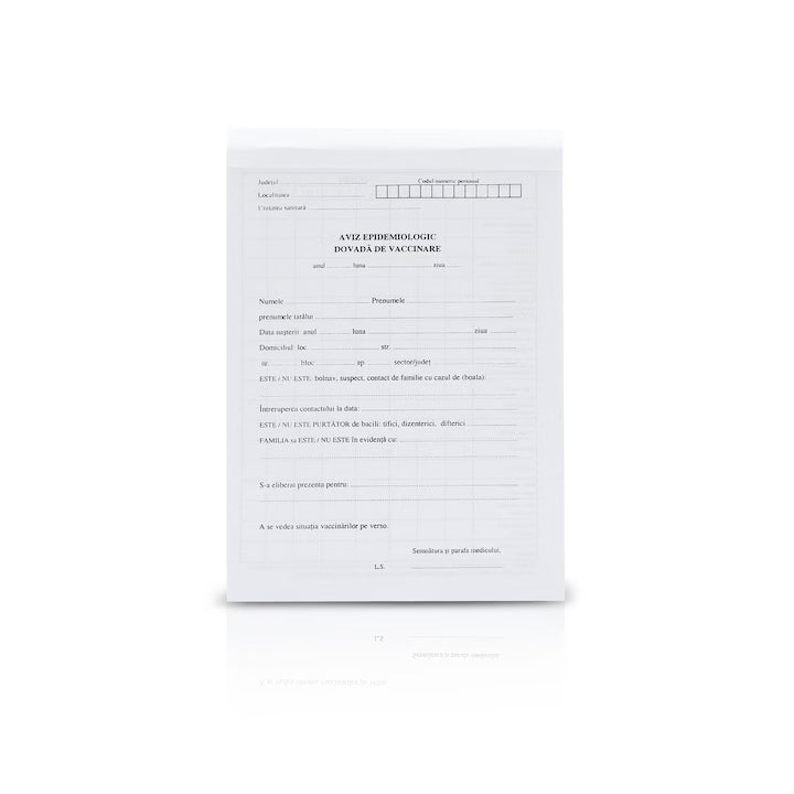 Aviz epidemiologic A6