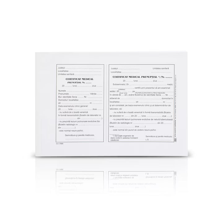 Certificat medical prenuptial