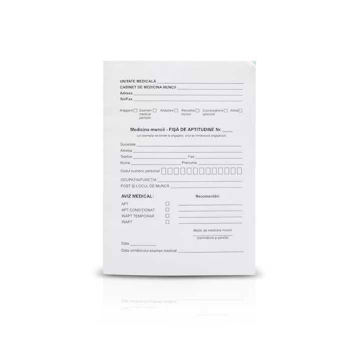 Fisa aptitudini 1 bloc - 5o bucati