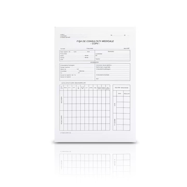 Fisa consultatii copii