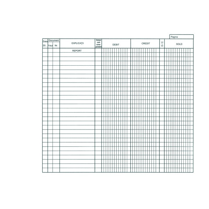 Fisa cont pentru operatii diverse