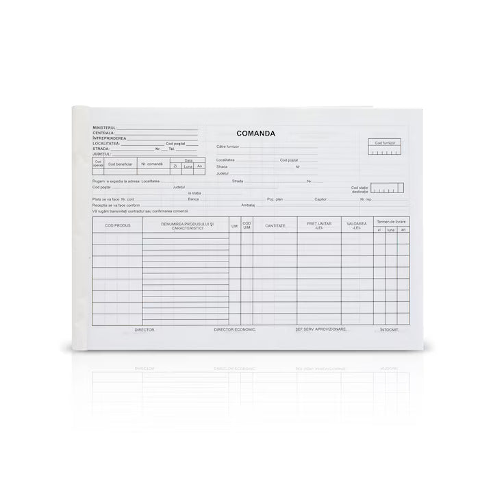 Foaie de comanda