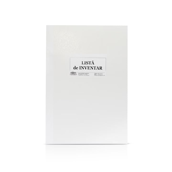 Lista inventar A4 portrait
