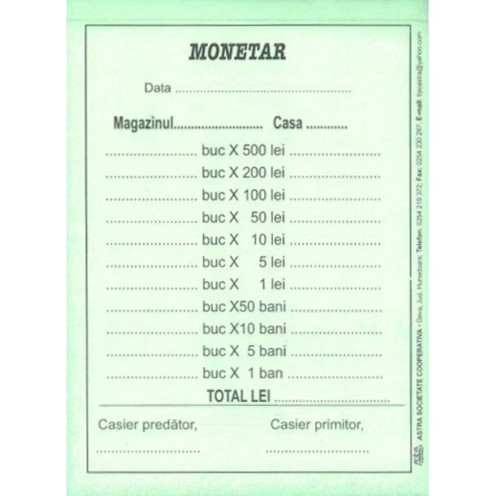 Monetar autocopiativ