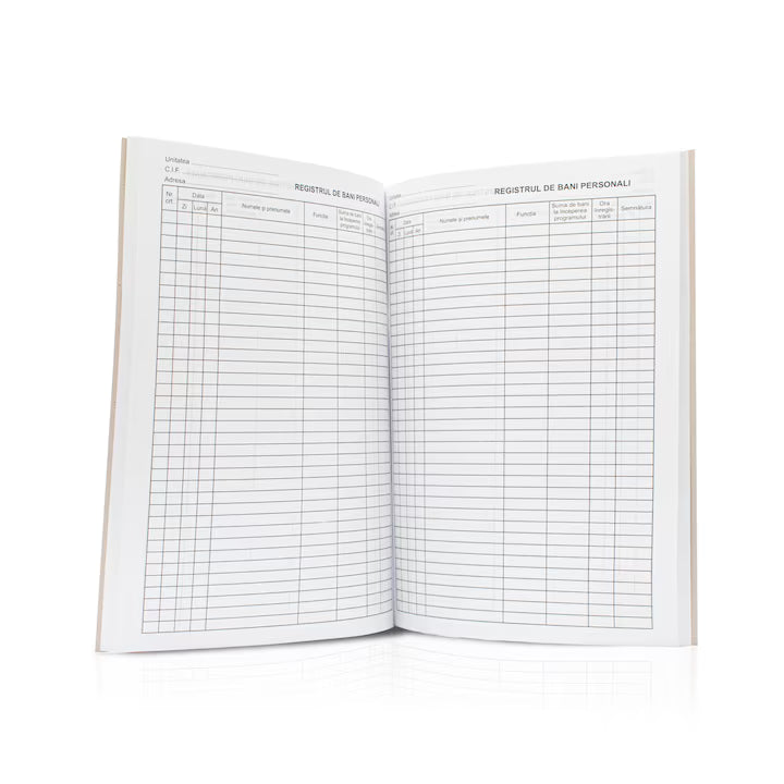 Registru bani personali