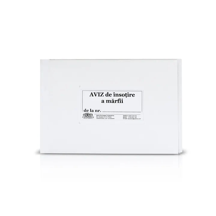 Aviz insotire marfa A5